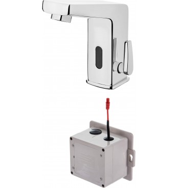 SENSOR Washbasin Tap, Contactless, With Temperature Control - 4xAA