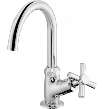 Washbasin Tap, With Knob, For Cold Or Mixed Water