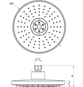 CORIO Shower Column, 3-Function