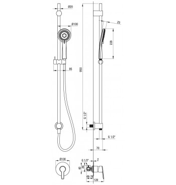 ARNIKA Concealed Shower Set