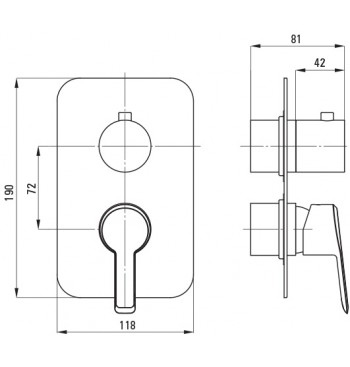 ARNIKA External Element, For Mixer BOX